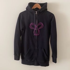 tna black zip up hoodie（M）